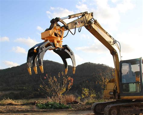 log grapple mini excavator|scrap grapple attachments for excavators.